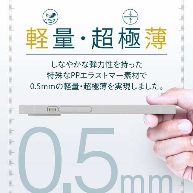 【iPhone13 ケース】ソフトケース/ 極薄/0.5mm (マットクリア)サブ画像