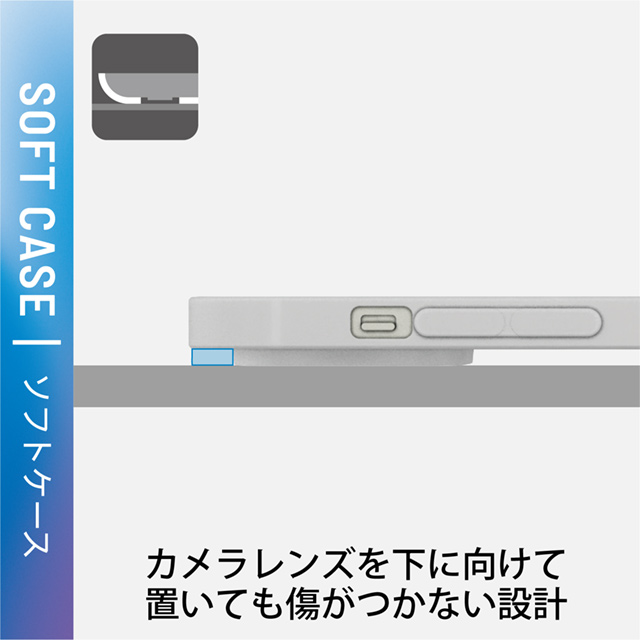 【iPhone13 Pro ケース】ソフトケース/ 極薄/0.5mm (マットクリア)サブ画像