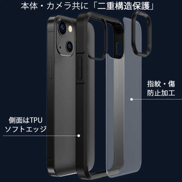 【iPhone13 ケース】Guardian Series shockproof case (black)サブ画像