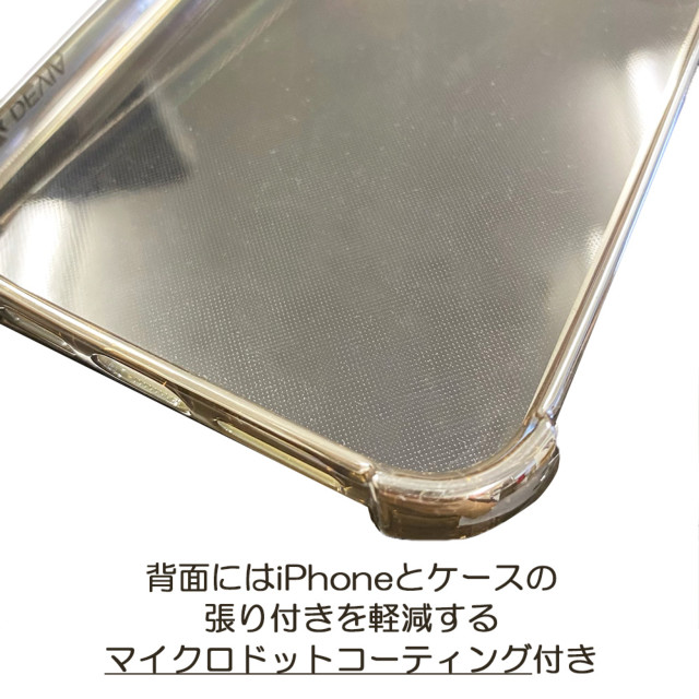 【iPhone13 ケース】Glitter shockproof soft case (black)サブ画像