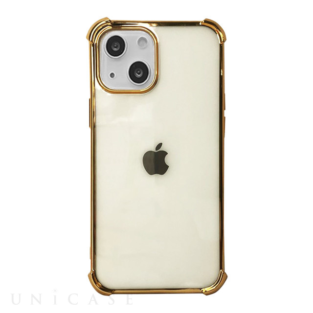 【iPhone13 ケース】Glitter shockproof soft case (gold)