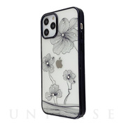 【iPhone13 Pro Max ケース】Crystal Flora  Series case (black)