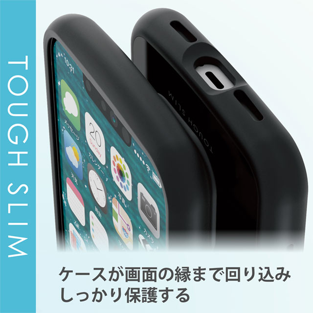 【iPhone13 mini ケース】ハイブリッドケース/TOUGH SLIM LITE (ブラック)サブ画像
