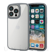 【iPhone13 Pro ケース】ハイブリッドケース/TOUGH SLIM LITE/フレームカラー (グレー)