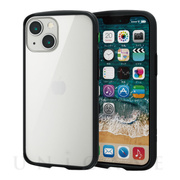 【iPhone13 mini ケース】ハイブリッドケース/TOUGH SLIM LITE/フレームカラー/背面ガラス (ブラック)
