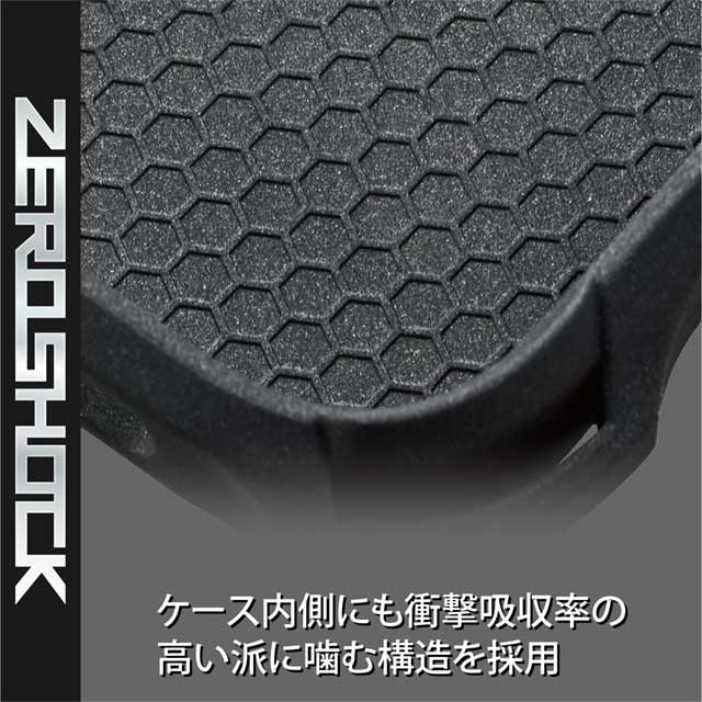 【iPhone13 Pro ケース】ハイブリッドケース/ZEROSHOCK/MAGKEEP (ブラック)サブ画像