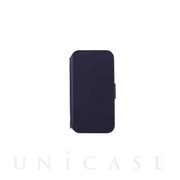 【iPhone13 mini ケース】[FlipNote] 耐衝撃フリップノートケース (ネイビー)