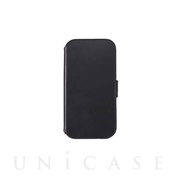 【iPhone13 ケース】[FlipNote] 耐衝撃フリップノートケース (ブラック)