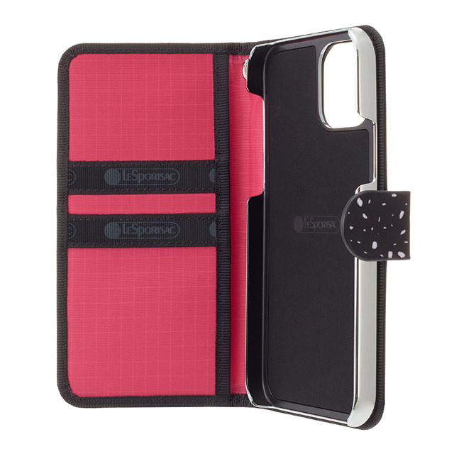 【iPhone13 Pro ケース】Folio Case Print with Strap (Barre Noir)サブ画像