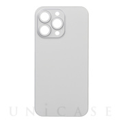 【iPhone13 Pro ケース】PET＋ガラス 超薄型360度保護ケース (シルバー)