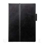 【iPad mini(8.3inch)(第6世代) ケース】薄型PUレザーフラップケース「PRIME」 (ブラック)
