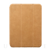 【iPad mini(8.3inch)(第6世代) ケース】ApplePencil収納可能フラップケース「Pencil Note」 (キャメル)