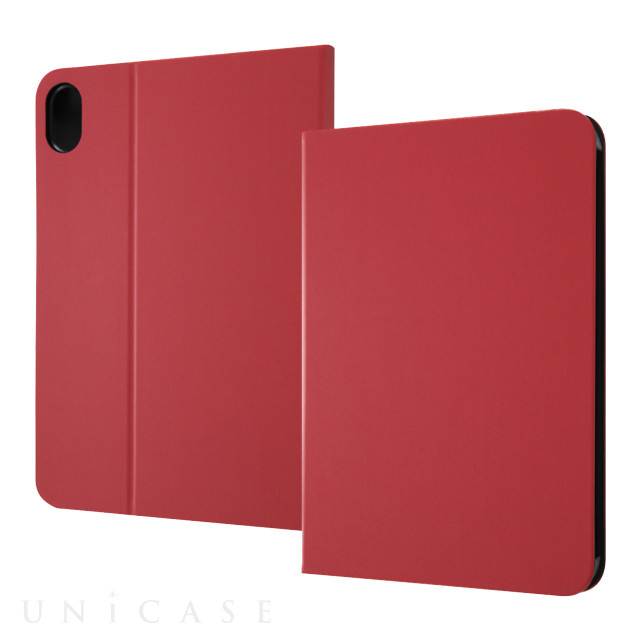 iPad mini(8.3inch)(第6世代) ケース】レザーケース スタンド機能付き (レッド) レイ・アウト iPhoneケースは  UNiCASE