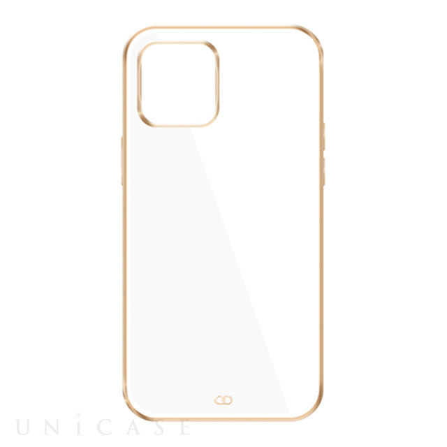 【iPhone13 ケース】LUXURY CLEAR CASE (White Gold)