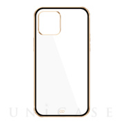 【iPhone13 ケース】LUXURY CLEAR CASE (Black Gold)