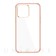 【iPhone13 Pro ケース】LUXURY CLEAR CASE (Pink Gold)