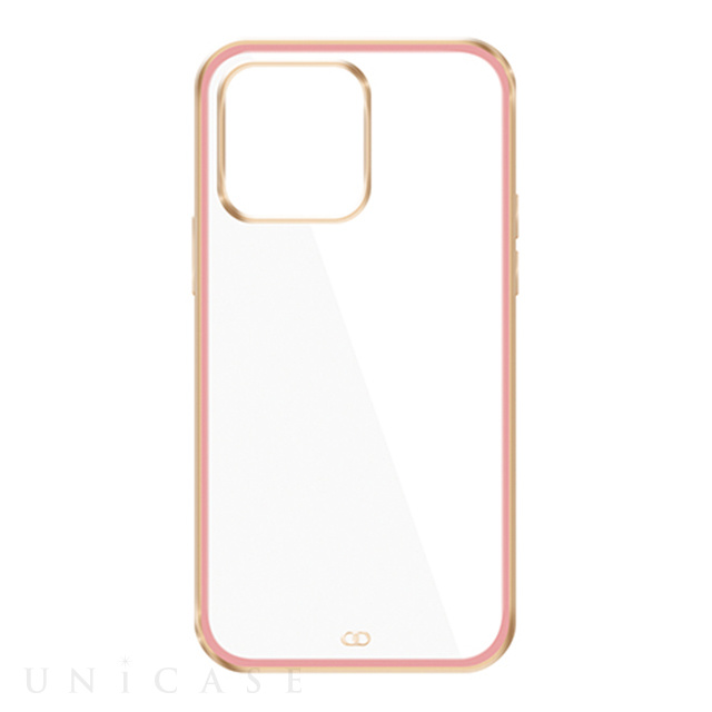 【iPhone13 Pro ケース】LUXURY CLEAR CASE (Pink Gold)