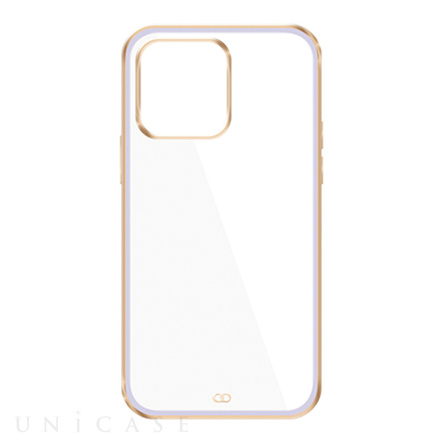 【iPhone13 Pro ケース】LUXURY CLEAR CASE (Lavender Gold)