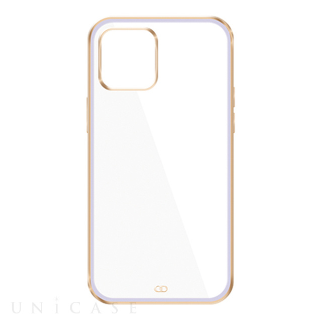 【iPhone13 mini ケース】LUXURY CLEAR CASE (Lavender Gold)