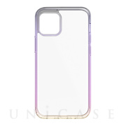 【iPhone13 ケース】HYBRID GLASS CLEAR CASE (pastel pink-gray)