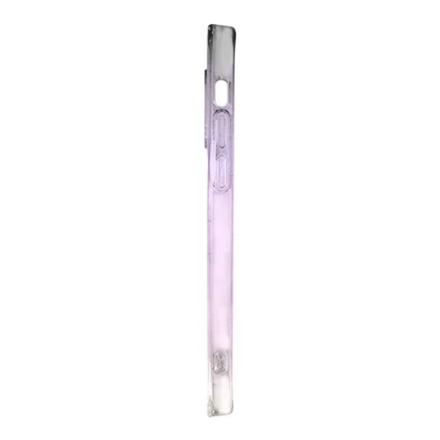 【iPhone13 ケース】HYBRID GLASS CLEAR CASE (pastel pink-gray)サブ画像