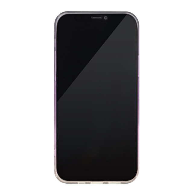 【iPhone13 Pro ケース】HYBRID GLASS CLEAR CASE (pastel pink-gray)サブ画像