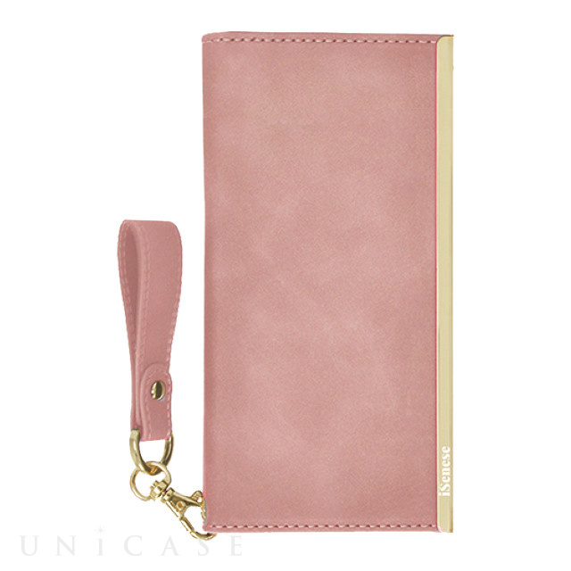 【iPhone13 ケース】DIARY LEATHER CASE (Powder Pink)