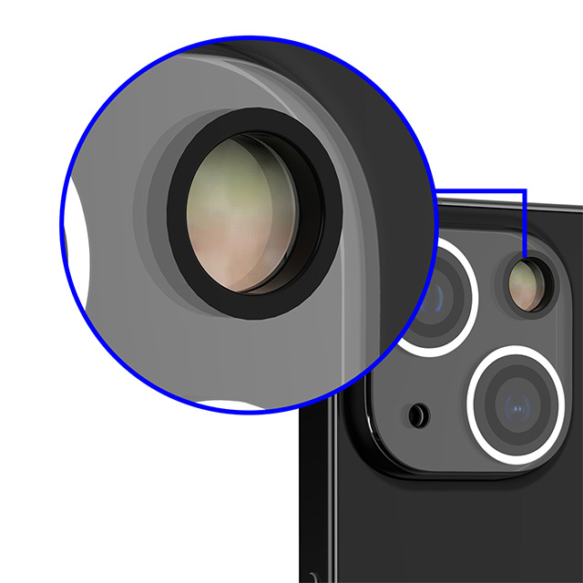 【iPhone13 mini フィルム】C-SUB CORE カメラ専用強化ガラスフィルム (ブラック)サブ画像