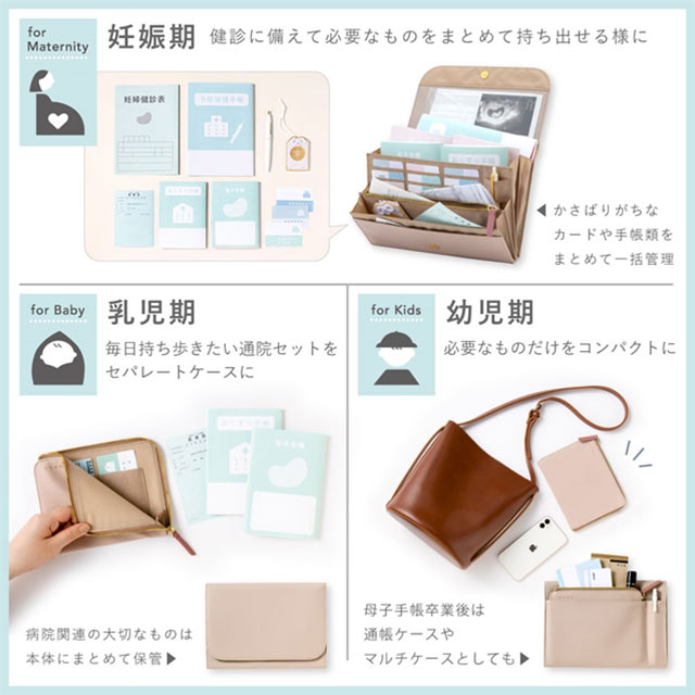 nown multi pouch (ecru beige)サブ画像