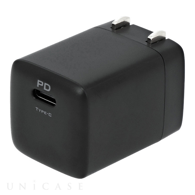 新素材窒化ガリウム採用でコンパクトなのにパワフル USB PD対応 20W USB Type-C × 1ポート AC充電器 OWL-APD20C1Gシリーズ (ブラック)
