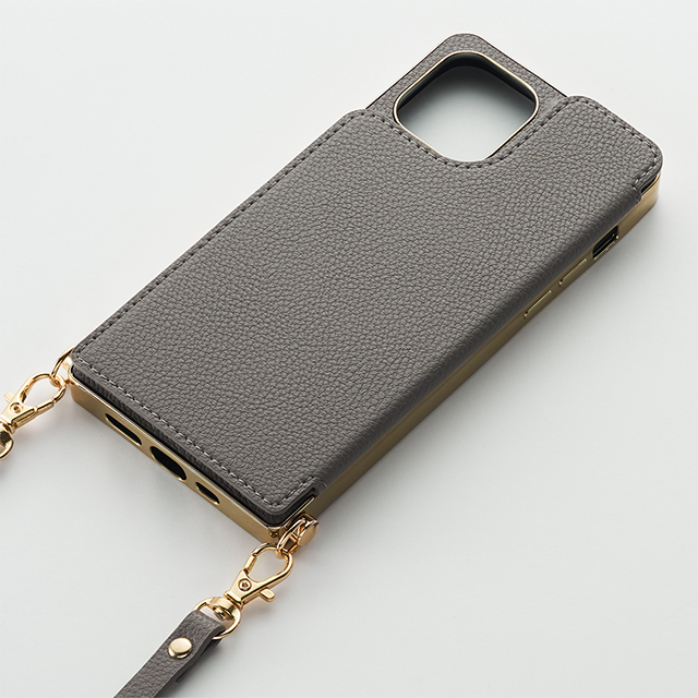 【アウトレット】【iPhone12 mini ケース】Cross Body Case for iPhone12 mini (gray)サブ画像