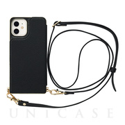 【アウトレット】【iPhone12 mini ケース】Cross Body Case for iPhone12 mini (black)