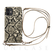 【アウトレット】【iPhone12/12 Pro ケース】Cross Body Case Animal Series for iPhone12/12 Pro （python）