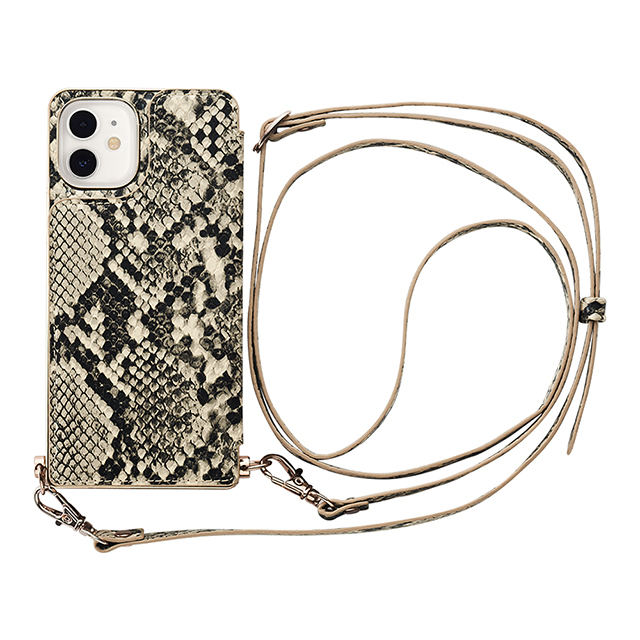 【アウトレット】【iPhone12 mini ケース】Cross Body Case Animal Series for iPhone12 mini （python）goods_nameサブ画像