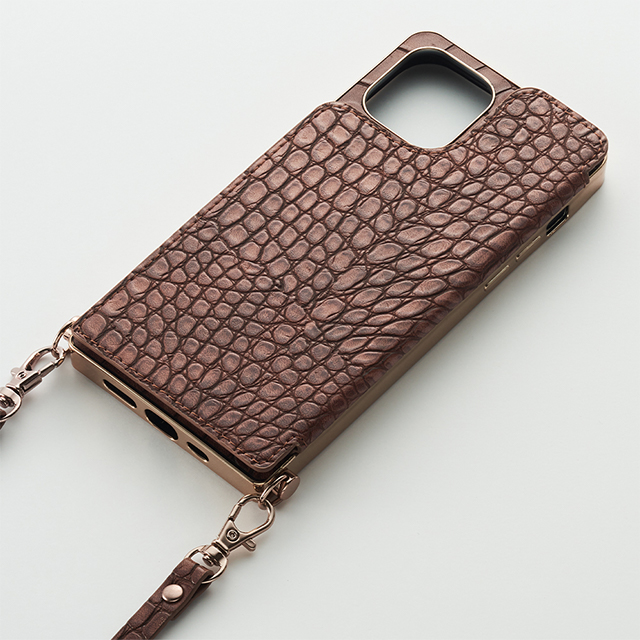 【アウトレット】【iPhone12 mini ケース】Cross Body Case Animal Series for iPhone12 mini （crocodile）goods_nameサブ画像