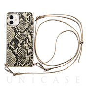 【アウトレット】【iPhone12 mini ケース】Cross Body Case Animal Series for iPhone12 mini （python）