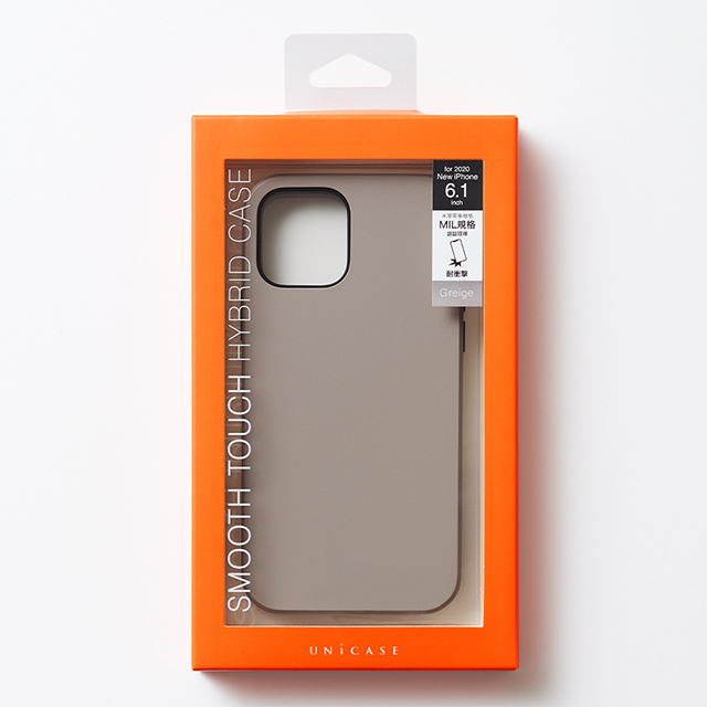 【アウトレット】【iPhone12 mini ケース】Smooth Touch Hybrid Case for iPhone12 mini (greige)サブ画像
