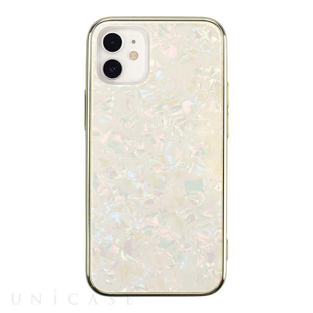【アウトレット】【iPhone12 mini ケース】Glass Shell Case for iPhone12 mini (gold)