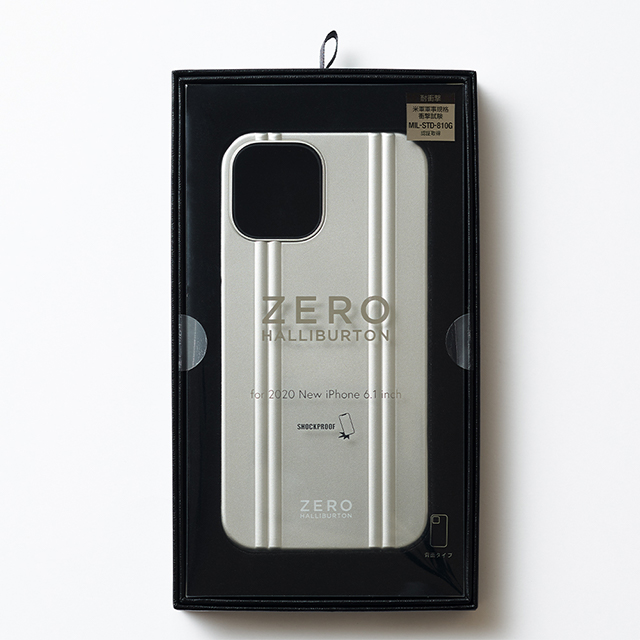 【アウトレット】【iPhone12/12 Pro ケース】ZERO HALLIBURTON Hybrid Shockproof Case for iPhone12/12 Pro (Black)サブ画像
