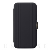 【アウトレット】【iPhone12/12 Pro ケース】ZERO HALLIBURTON Hybrid Shockproof Flip Case for iPhone12/12 Pro (Black)