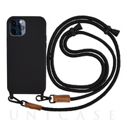 【アウトレット】【iPhone12/12 Pro ケース】Shoulder Strap Case for iPhone12/12 Pro (black)