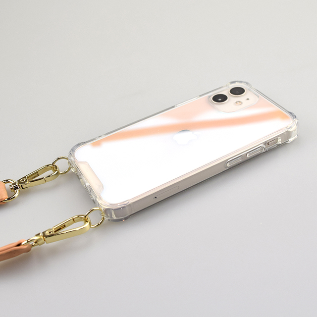 【アウトレット】【iPhone12/12 Pro ケース】Shoulder Strap Case for iPhone12/12 Pro (greige)サブ画像