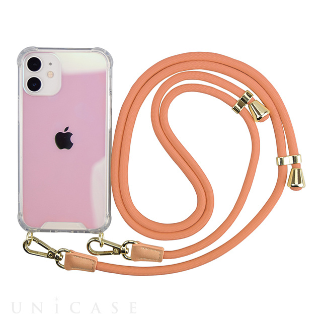 【アウトレット】【iPhone12 mini ケース】Shoulder Strap Case for iPhone12 mini (terracotta)