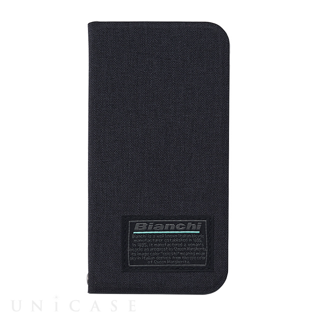 【アウトレット】【iPhone12 mini ケース】Bianchi Water Repellent Folio Case for iPhone12 mini (black)