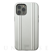【アウトレット】【iPhone12 Pro Max ケース】MagSafe 充電可能 ZERO HALLIBURTON Hybrid Shockproof Case for iPhone12 Pro Max(Silver)
