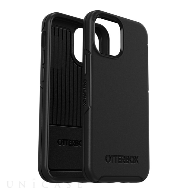 【iPhone13 mini ケース】Symmetry シリーズ抗菌加工ケース (Black)