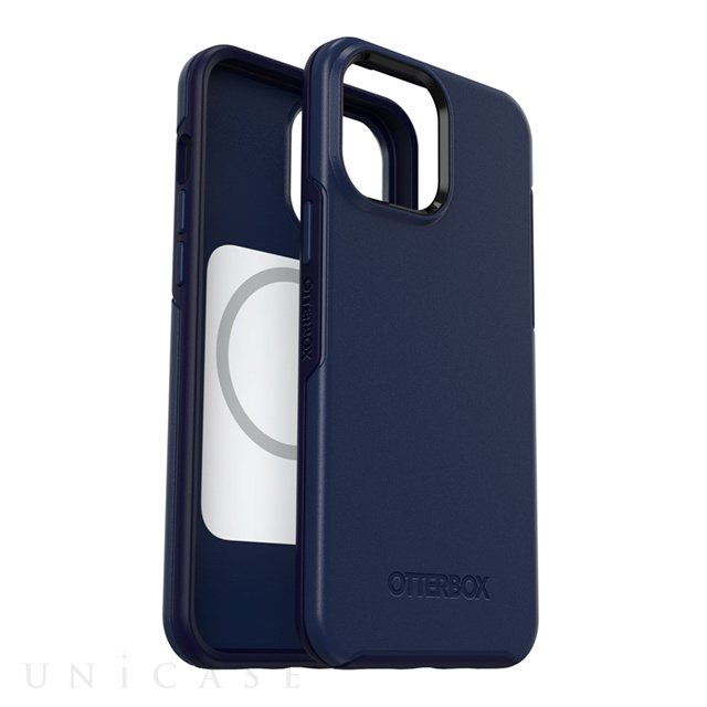 【iPhone13 Pro Max ケース】Symmetry シリーズ ＋ 抗菌加工ケース with MagSafe (Navy Captain)
