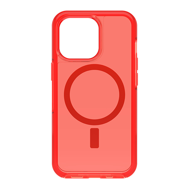 【iPhone13 Pro ケース】Symmetry シリーズ ＋ 抗菌加工クリアケース with MagSafe (In The Red)サブ画像