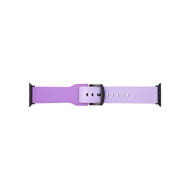 【Apple Watch バンド 49/45/44/42mm】“at Once” Genuine Leather Watchband (Purple) for Apple Watch Ultra2/SE(第2/1世代)/Series9/8/7/6/5/4/3/2/1サブ画像