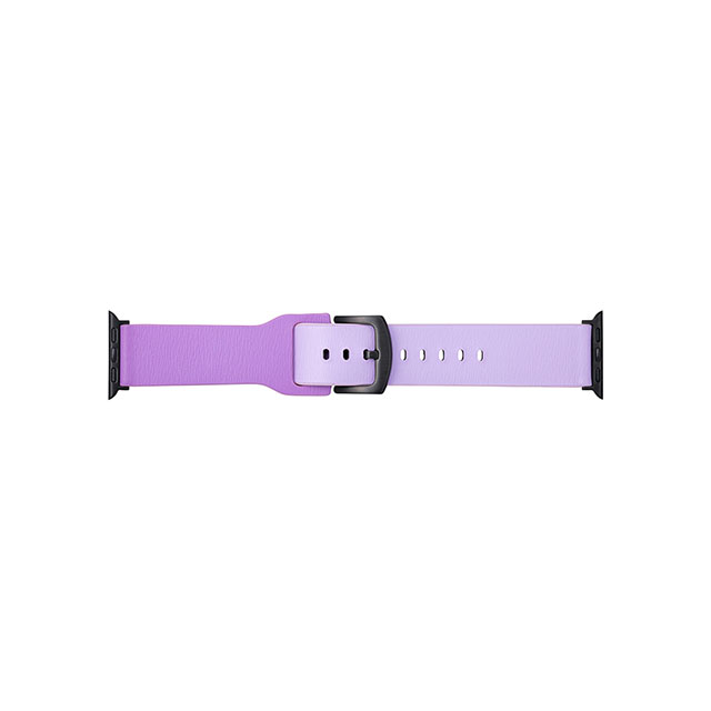 【Apple Watch バンド 41/40/38mm】“at Once” Genuine Leather Watchband (Purple) for Apple Watch SE(第2/1世代)/Series9/8/7/6/5/4/3/2/1goods_nameサブ画像